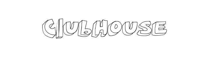 ClubHouse  font caratteri gratis
