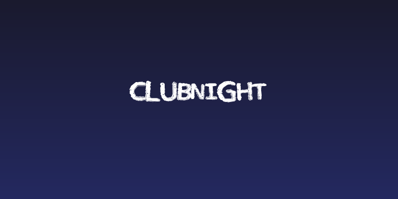 ClubNight Social Header