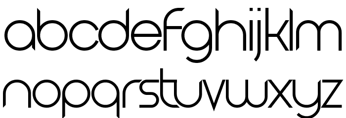 Clubbed to Life Font LOWERCASE