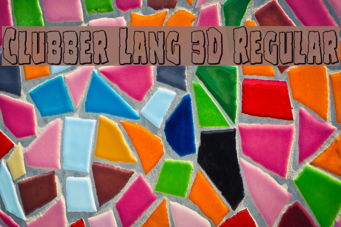 Clubber Lang 3D Regular Example 3