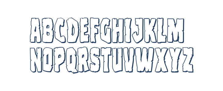 Clubber Lang 3D Regular Lowercase