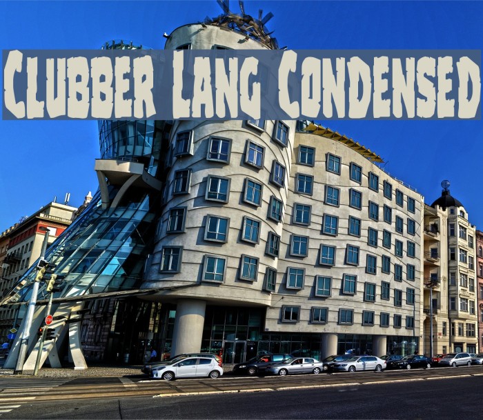 Clubber Lang Condensed Font examples
