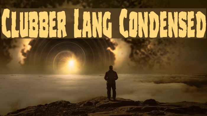 Clubber Lang Condensed Font examples