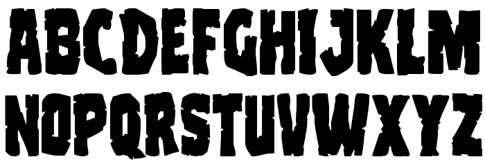 Clubber Lang Expanded Font LOWERCASE