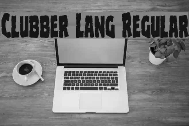 Clubber Lang Regular Font examples
