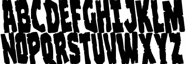 Clubber Lang Rotate Regular Шрифта ВЕРХНИЙ