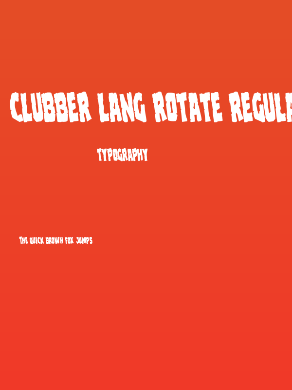 Clubber Lang Rotate Regular Poster