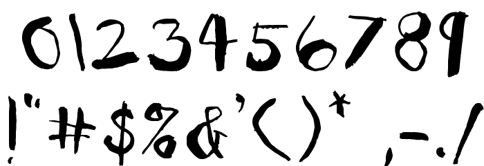 Clubhouse Font OTHER CHARS