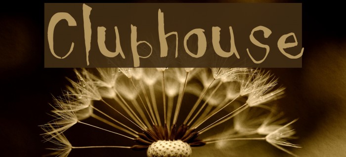 Clubhouse Font examples