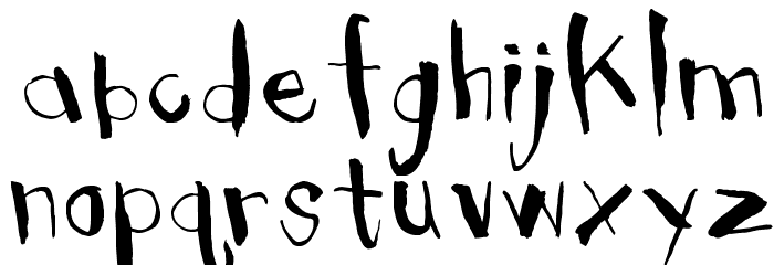 Clubhouse Font LOWERCASE