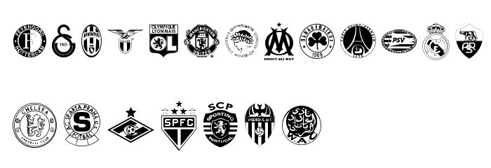 Clubz Font LOWERCASE