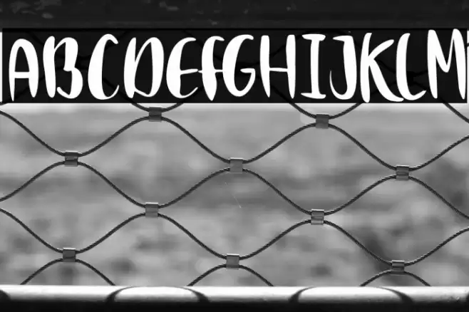 Clumsy White Font examples