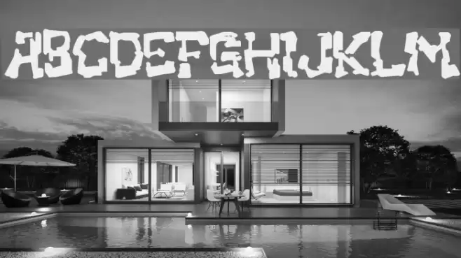 Clunky Font examples