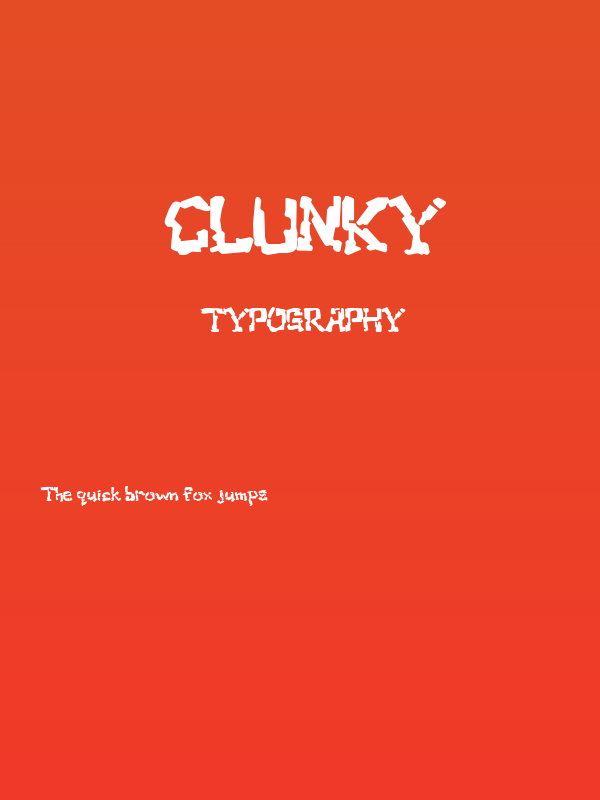 Clunky Poster