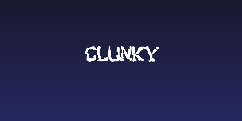 Clunky Social Header