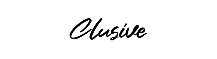 Clusive  Free Fonts Download