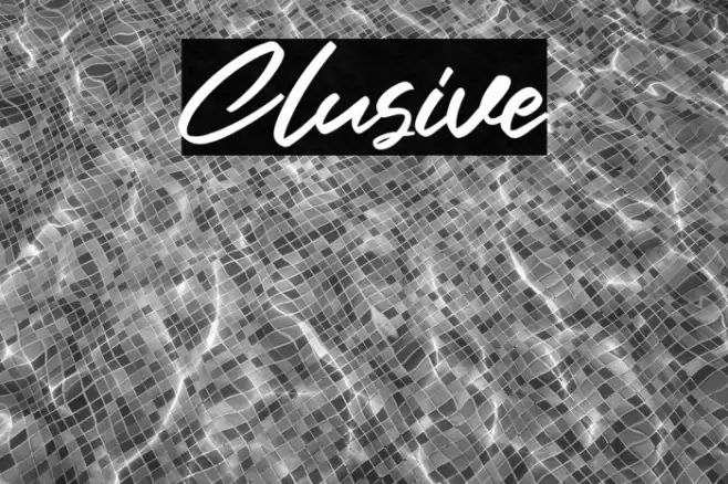Clusive Font examples