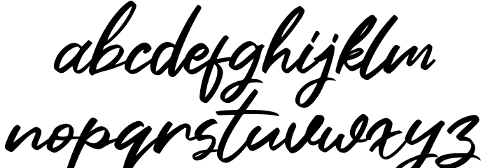 Clusive Font LOWERCASE