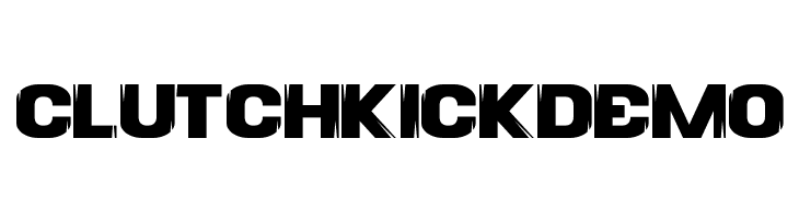 ClutchKickDemo  تنزيل الخطوط