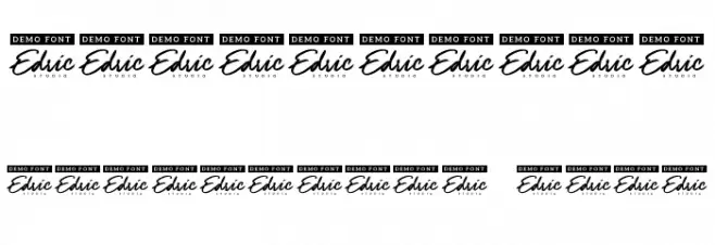 ClutchKickDemo Font Alte caractere