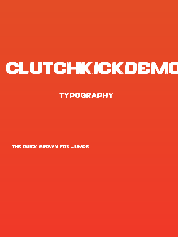 ClutchKickDemo Poster