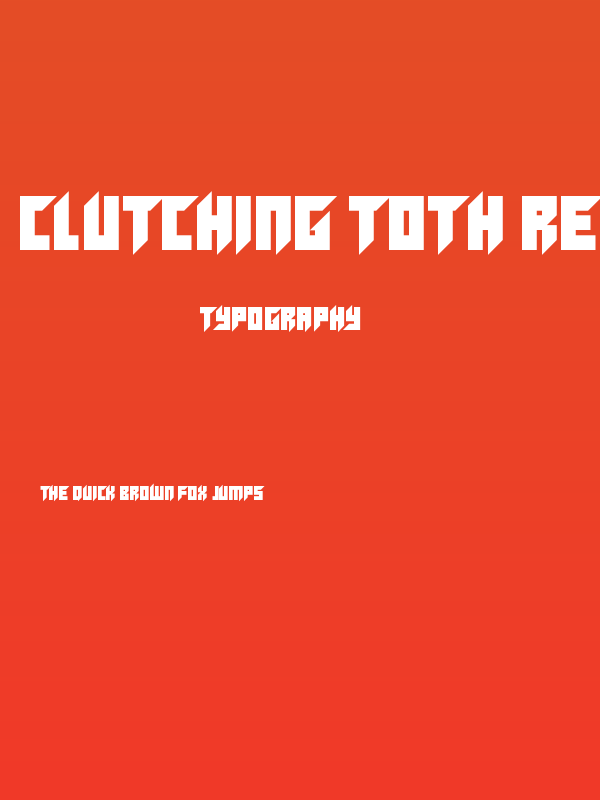Clutching Toth Regular Poster