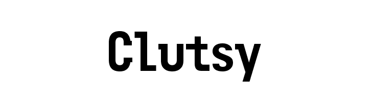 Clutsy  لخطوط تنزيل