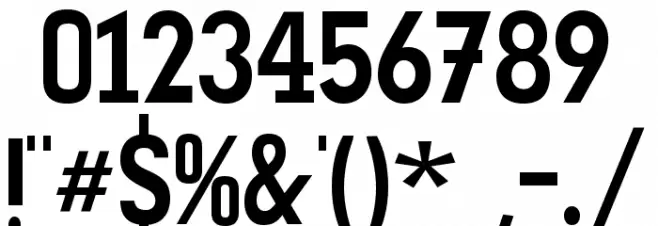 Clutsy Font OTHER CHARS