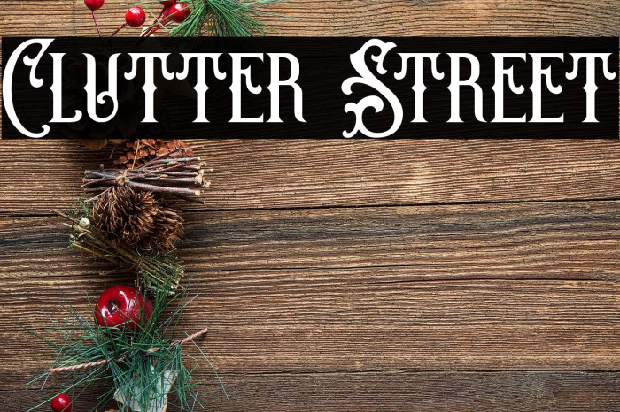 Clutter Street Example 1