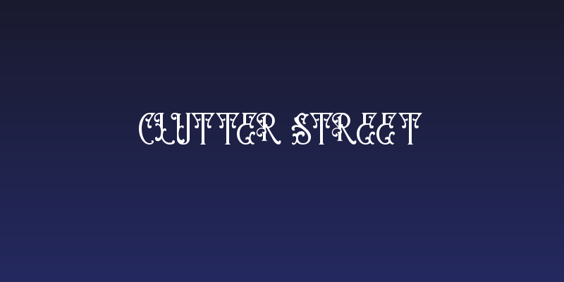 Clutter Street Social Header