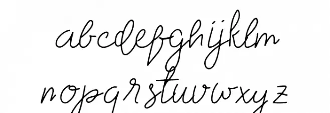 class wk Font LOWERCASE