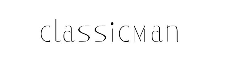 classicman फ़ॉन्ट