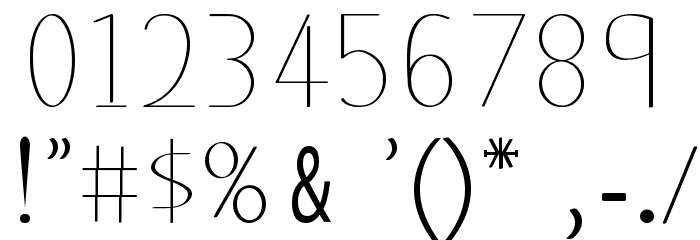 classicman Font OTHER CHARS