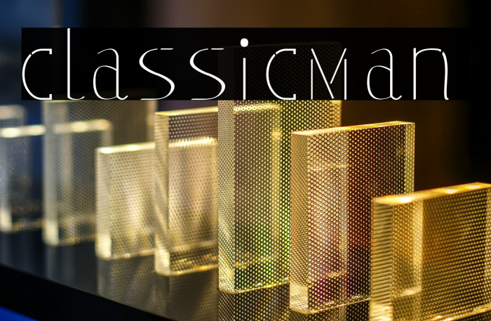 classicman Font examples