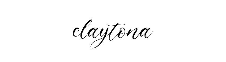 claytona  免费字体下载