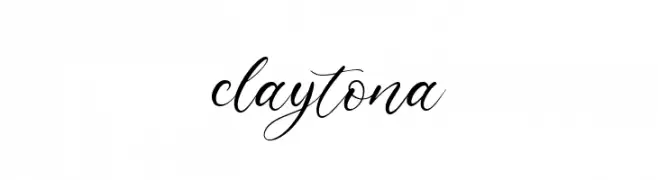 claytona  Скачать бесплатные шрифты