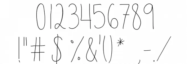 clean up your mess フォント その他の文字