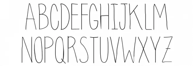 clean up your mess Schriftart Groß