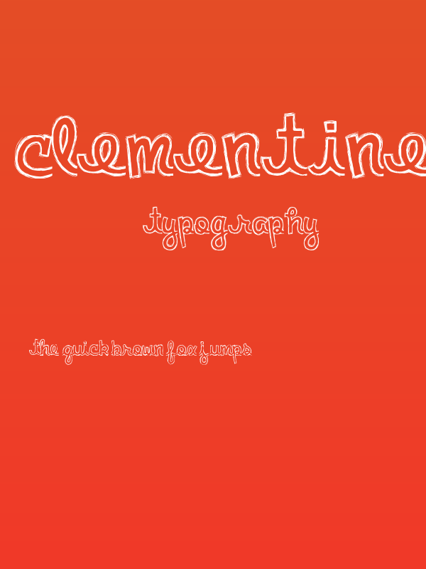 clementine sketch Poster