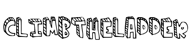 climbtheladder Font