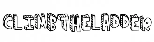 climbtheladder  font caratteri gratis