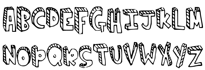 climbtheladder Font LOWERCASE