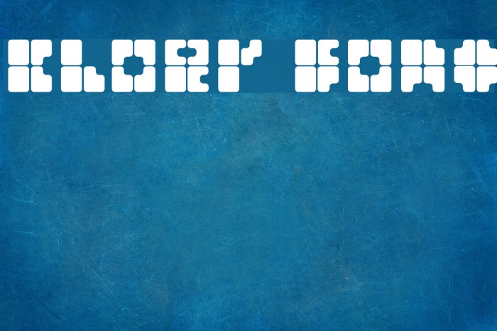 cloer Font examples