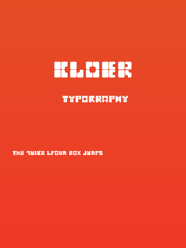 cloer Poster