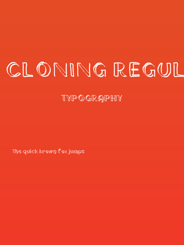 cloning Regular Poster