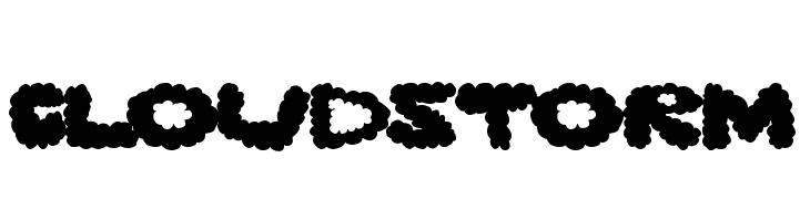cloudstorm Font