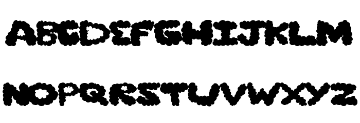 cloudstorm Font LOWERCASE