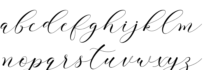 clover Font LOWERCASE