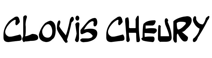 clovis cheury  Скачать бесплатные шрифты