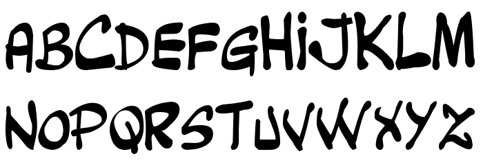 clovis cheury Font LOWERCASE